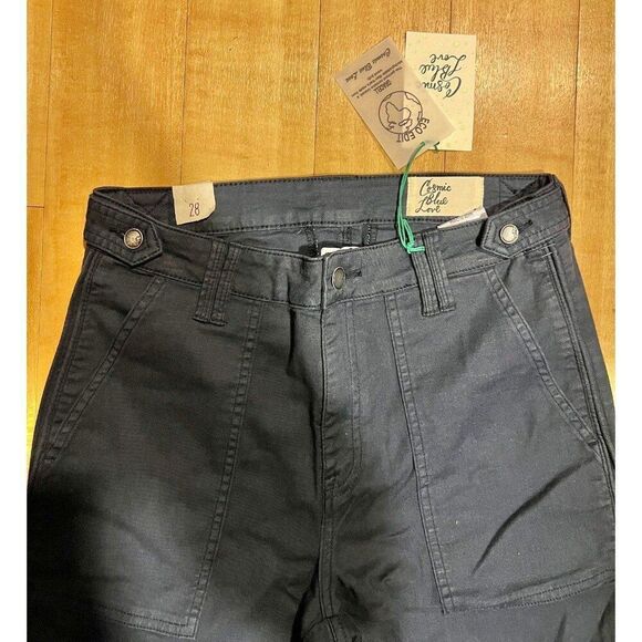 Cosmic Blue Love NWT Women Eco Berlin Blue Pants Size 28 Office Business Casual - Picture 3 of 10